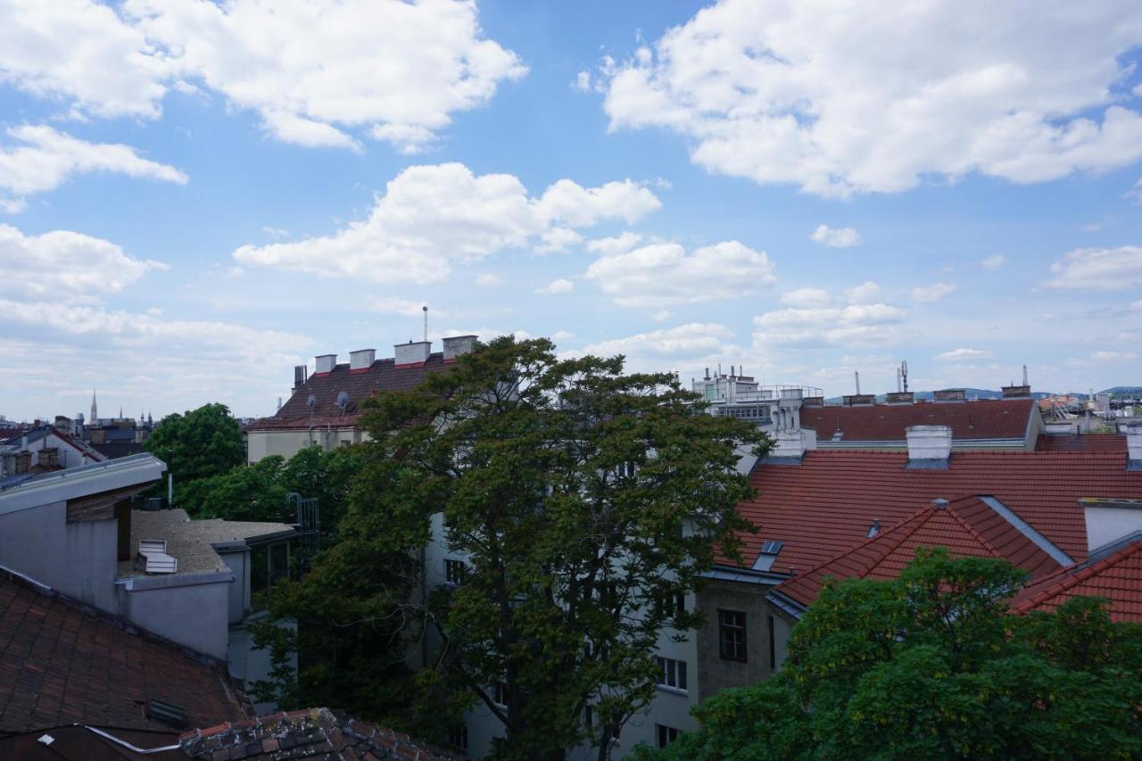 Augartenblick Penthauscombo 15/16 - Blick Zum Riesenrad Apartamento Viena Exterior foto