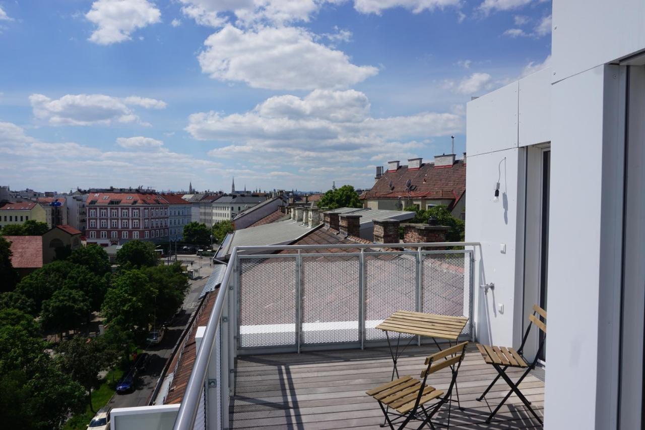 Augartenblick Penthauscombo 15/16 - Blick Zum Riesenrad Apartamento Viena Exterior foto