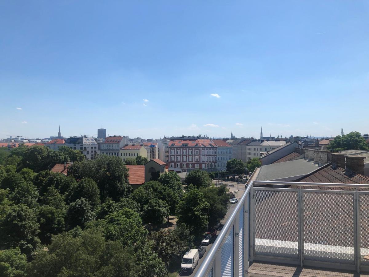 Augartenblick Penthauscombo 15/16 - Blick Zum Riesenrad Apartamento Viena Exterior foto